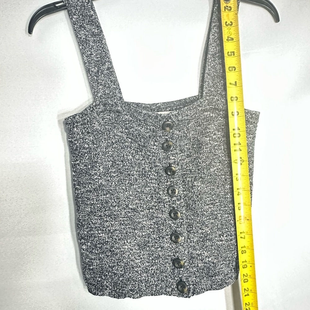 MADWELL Women's Gray Button-Down Top size XS pre owned Exellent condition - Picture 7 of 7